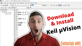 How to download and Install Keil u vision  01 [upl. by Nylatsirk]