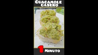 Receta de GUACAMOLE CASERO rápido y sencillo casero [upl. by Fishman]