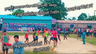 NawalpurLedha Volleyball Match  Final Match Chitwan Meghauli Vs Barauli  RB Bankatta Vlogs [upl. by Patience]