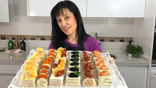 Canapés variados muy fáciles y rápidos ¡Triunfarás seguro [upl. by Idnor]