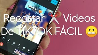 ✂🎶🎵 Cómo RECORTAR un VIDEO en TIK TOK PASO a PASO 2024  FÁCIL y RÁPIDO [upl. by Aztinad37]