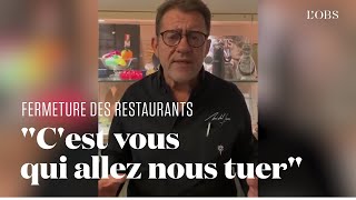 Le chef Michel Sarran hausse le ton contre Olivier Véran et les restrictions dans les restaurants [upl. by Aterg]