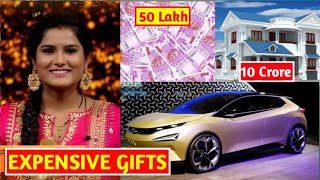 Sanjana Bhatt Expensive Gifts  Sanjana Bhatt Saregamapa  Most Expensive Gifts Sanjana Bhatt [upl. by Ennovaj]