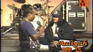 Aaliyah Back And Forth Live amp Interview  Very RARE [upl. by Eednyl]