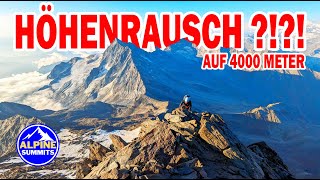 Weissmies 4017 m  HÖHENRAUSCH AUF 4000 M   Überschreitung  Südgrat  Normalweg [upl. by Ahsinot]