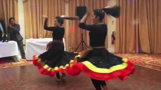 Naina and Manpreet Ghagra Dance cover by Dharati and Salina [upl. by Dor]