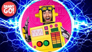 The Robot Dance ⚡️HYPERSPEED REMIX⚡️ Danny Go Songs for Kids [upl. by Barthel]