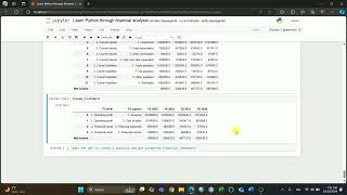 Learn Python from scratch part 3 Summarize and format datasets using filters and groupby [upl. by Esinehs]