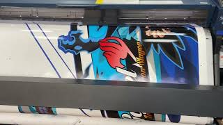 Gajeel Redfox Fairy Tail Custom Design Anime Itasha Wrap Printing Process 1 [upl. by Lyrad]