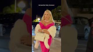 🔥Monaco girl nightlife👠 monaco supercars billionaires carspotting shotrs [upl. by Annaoi]