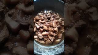 Delicious Humba traditional food  Pork recipe shorts [upl. by Eadwine]