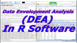 Data Envelopment Analysis DEA In R Software [upl. by Lekcim]