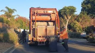 Rearloading compactor garbage truck [upl. by Palocz]