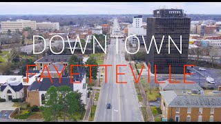 4K Downtown Fayetteville NC  Aerial Experience [upl. by Gustin639]