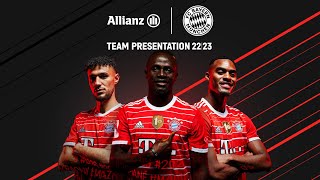 Besondere Verkündung ✅✍️  Allianz FC Bayern Team Presentation 2223 [upl. by Ttezil]