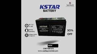 Kstar 12v 75mah sealed rechargeable ups battery machine battery onlineups ups kstarbattery [upl. by Ainot485]