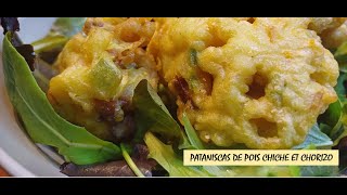 🇵🇹 Pataniscas de pois chiche et chorizo [upl. by Revilo]