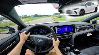 2025 Toyota Camry XSE  POV Walkaround and Test Drive ASMR [upl. by Aliuqehs456]