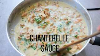 Creamy chanterelle sauce [upl. by Geneva]