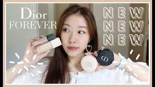 【DIOR底妝實測】FOREVER系列全新氣墊碎粉餅 amp Natural Nude 粉底液 amp 遮瑕膏 amp 氣墊粉底首次用後感！包裝極靚但好用嗎？ Dior Forever Review [upl. by Deedahs]