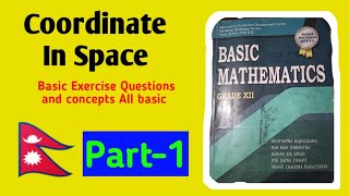 11th math Coordinate In Space Part 1 Exercise  NEB Board Nepal  Tuition Master [upl. by Hugo]