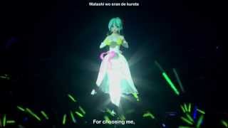 Anata no Utahime Your Songtress  Hatsune Miku Project DIVA Live  eng subs [upl. by Azilef]