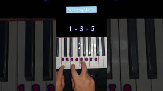 Wedding March  EASY Piano Pianofacil Pianotutorial Learn [upl. by Naivaf196]