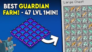 Minecraft Guardian XP Farm Tutorial  FAST amp EASY  450000 PHR [upl. by Suertemed]