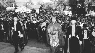 PaulÉmile Léger devient le premier Cardinal québécois  15 janvier 1953 [upl. by Idisahc]