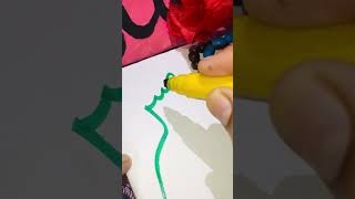 Sabar Arabic calligraphyallahcalligraphyshortvideo nhi [upl. by Rozella215]