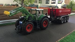 Siku Neuheiten 2016 Hakenlift SIKU 6786 und Fendt 939 Vario mit Frontlader 6778 [upl. by Raynard]