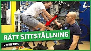 Hur du ställer in din cykel  Bikefit [upl. by Nahsrad]