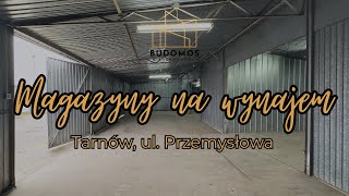 Powierzchnie magazynowe na wynajem  ul Przemysłowa Tarnów woj małopolskie [upl. by Id53]