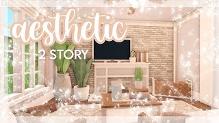 Bloxburg  2 Story  Aesthetic Family Home  speedbuild [upl. by Charley]