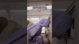 How Muslims Pray in Public Transport hijab [upl. by Nnyltak]