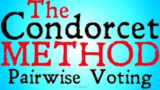 The Condorcet Method Voting System [upl. by Entwistle]