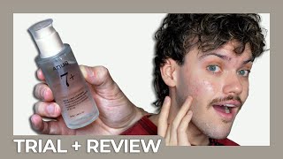 anua 7 rice ceramide hydrating barrier serum  trial  review [upl. by Avlis]