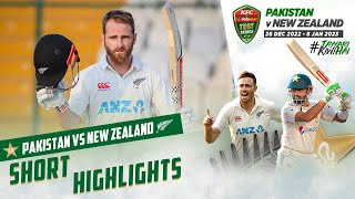 Short Highlights  Pakistan vs New Zealand  1st Test Day 3  PCB  MZ1L [upl. by Larina751]