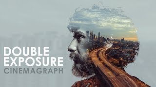 Double Exposure Cinemagraph  Photoshop Tutorial [upl. by Andie]