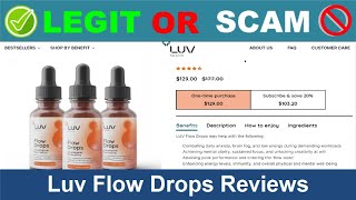 Luv Flow Drops Reviews  May 2024Beware of Scam Watch Now [upl. by Alyhs]