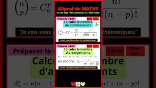 ♦️🎲🅰️Calculer le nombre de combinaisons et Calculer le nombre d’arrangements [upl. by Felicity]