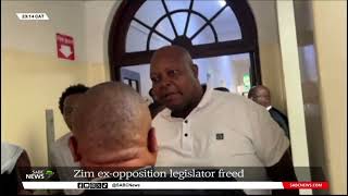 Zimbabwes ex opposition legislator Job Sikhala freed [upl. by Akcemat966]