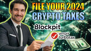 How to Filed your Crypto Taxes Using Blockpit amp TurboTax USA Form 8949 1099MISC 1099B  2024 [upl. by Htur]