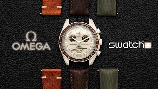 BEST Straps for MOONSWATCH Saturn  OMEGA x SWATCH [upl. by Vivianna]