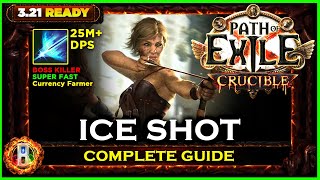 PoE 321 VAAL ICE SHOT DEADEYE  COMPLETE GUIDE  PATH OF EXILE CRUCIBLE  POE BUILDS [upl. by Mikes]