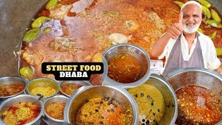 Baba Ka Dhaba l Aloo Keema l Kadhi Pakora l Achar Ghoth l Aloo Palak l Karachi Street Food [upl. by Enila]