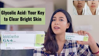 Glycolic Acid Cream  Benefits  Side Effects  GA6  Your Key to Glowing Skin [upl. by Rolyt]