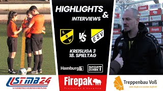 Lauenburger SV  Escheburger SV 18 Spieltag Kreisliga 3 [upl. by Pavier]