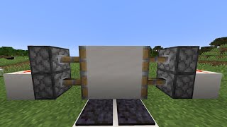 How to make a 2x2 Piston Door in Minecraft [upl. by Amiel]