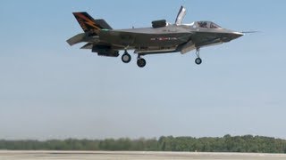 F35B Completes First Vertical Takeoff amp Landing [upl. by Eldora]